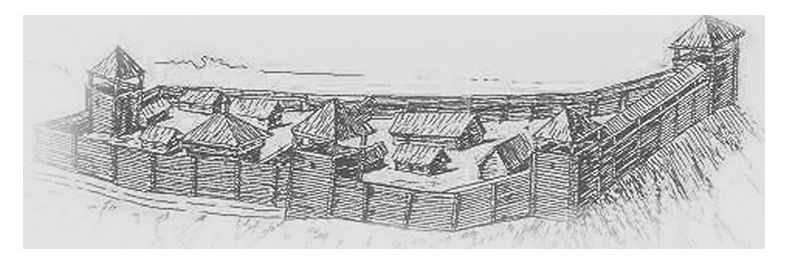 Дерев'яний замок у Воруті