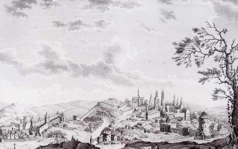 Кам'янець-Подільський на гравюрі
