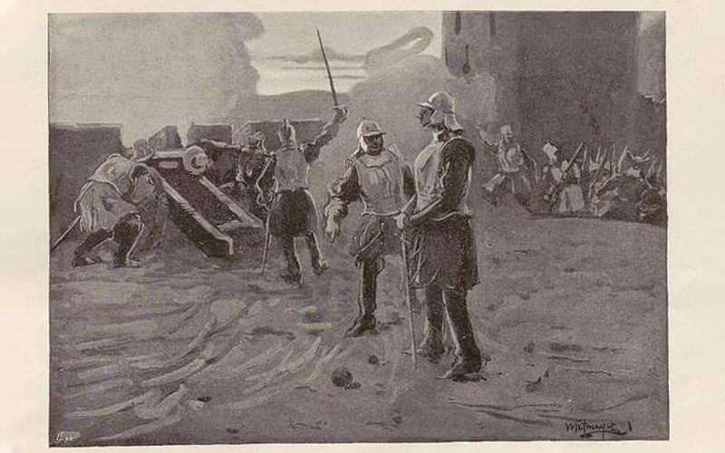 Єжи Володиєвський під час битви